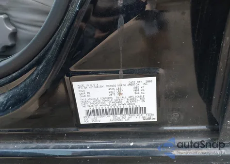 2009 Mitsubishi Galant Es/Sport Edition z USA, uszkodzony, nr VIN 4A3AB36F39E018632